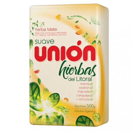 Мате Union Suave Hierbas del Litoral, 500 гр.